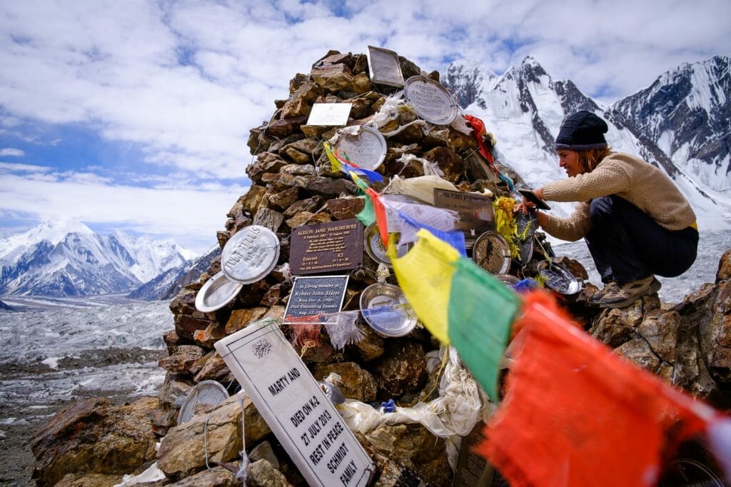 K2 base camp memorial